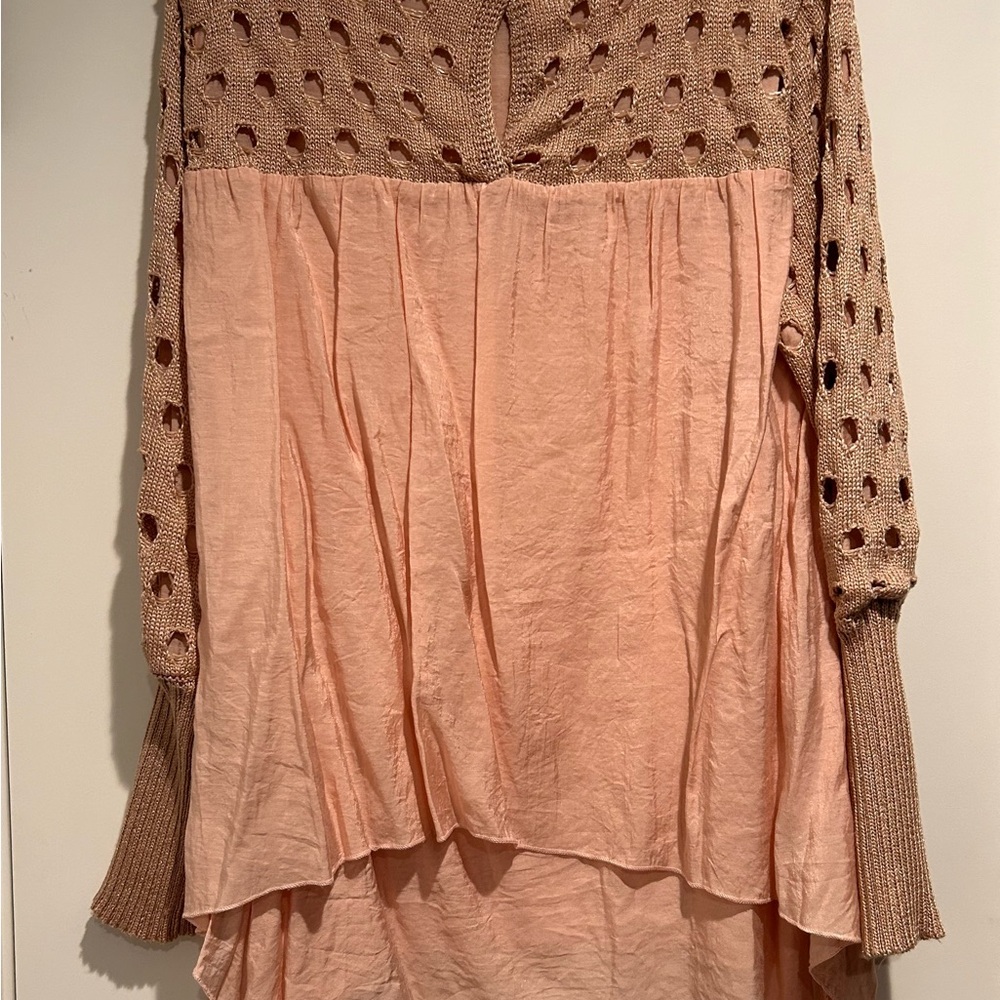 Simply Couture Blush Textured Tunic